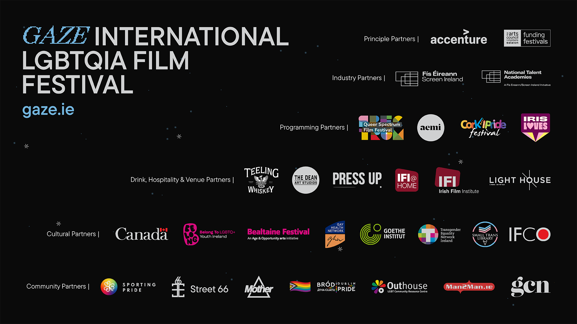 Image. GAZE Film Festival Sponsors